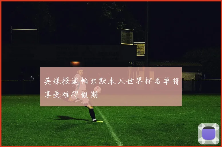 英媒报道帕尔默未入世界杯名单将享受难得假期